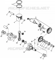 KOLBEN   KURBELWELLE XPLORER 400L W97CC38C (4939753975C012)