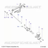 BRAKES, PEDAL AND MASTER CYLINDER MOUNTING