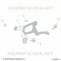 ELEKTRIC, ECU BRACKET