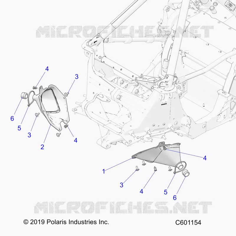 CHASSIS, TIE ROD BOOT ASM.