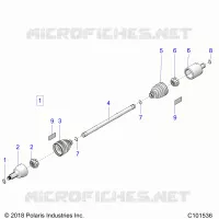 ANTRIEB, DRIVE SHAFT, FRONT