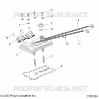 ENGINE, THROTTLE BODY AND VENTILDECKEL
