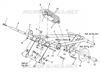 FRONT Drehmomentarm 500 EFI RMK 0962974 (4931983198B012)