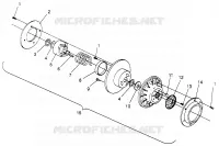 angetriebene Kupplungs 600 XCR SP 0965677 and EUROPEAN 600 XCR SP E965677 (4932063206C002)