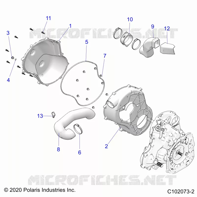 BODY, CLUTCH COVER