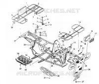 BUMPER / GEPÄCHTRÄGER MOUNTING  4X4 400L W948140 (4926772677A007)