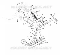 FRONT SUSPENSION AND SKI INDY LITE AND STAR LITE (4918591859007A)