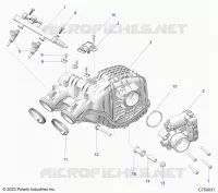 ENGINE, LUFTEINLASS MANIFOLD