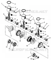 KOLBEN   KURBELWELLE 600 XCR 0941667 (4927092709036A)