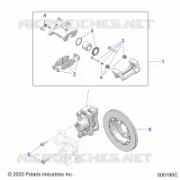 BRAKES, BREMSZANGE VORNE