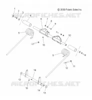 SUSPENSION, HINTER Drehmomentarm and PIVOT ARM