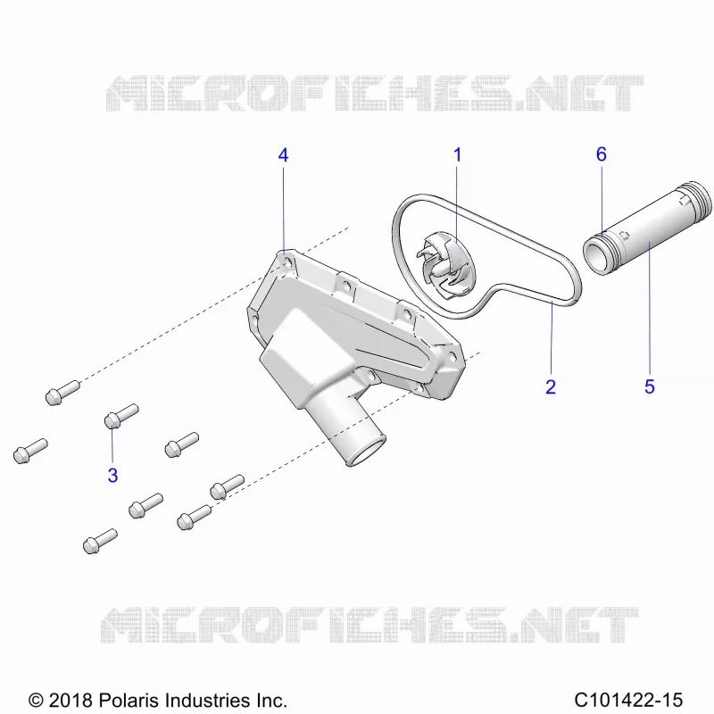 MOTOR, WATERPUMP IMPELLER AND COVER