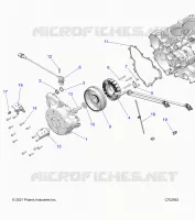 ENGINE, STATOR AND FLYRAD