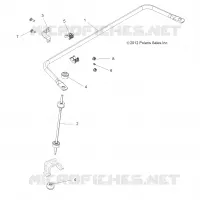 SUSPENSION, DREHSTAB, REAR