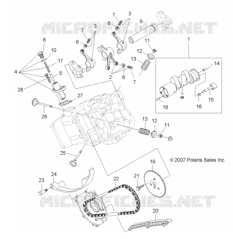 VALVES AND CAMSHAFT