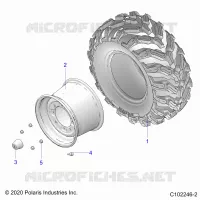 RADS, REAR TIRE