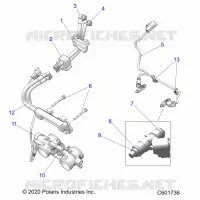 KRAFTSTOFFSYSTEM, RAIL, LINES AND THROTTLE BODY