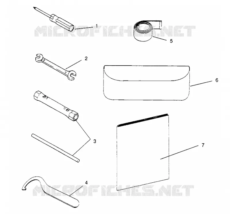 TOOL KIT XLT RMK 0960956, XLT SKS 0960556 AND EUROPEAN XLT SKS E960556 (4931813181D003)