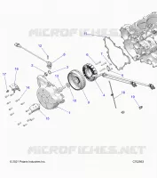 ENGINE, STATOR AND FLYRAD