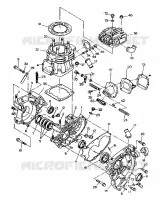 CRANKCASE AND ZYLINDER  350 2X4-UPDATE (4919821982035A)