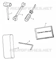 TOOL KIT HURRICANE B974473 AND INTL. HURRICANE I974473 (4941044104B012)