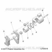 BRAKES, HINTERSATTELS