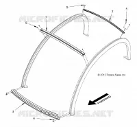 DACH SUPPORTS, 2 PASSENGER