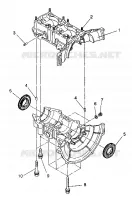 CRANKCASE ASSEMBLY LITE GT/0933133 (4923232323027A)
