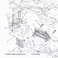 CHASSIS, MOTOR AND REAR DRIVELINE MOUNTING