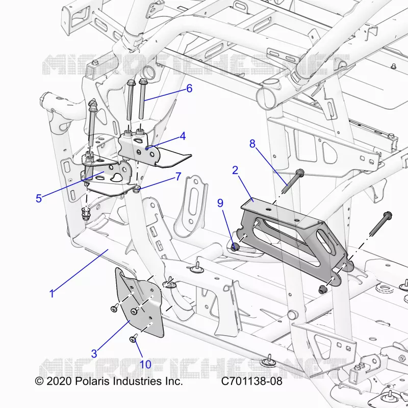 CHASSIS, MOTOR AND REAR DRIVELINE MOUNTING
