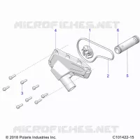 MOTOR, WATERPUMP IMPELLER AND COVER