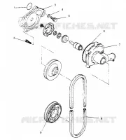 WASSERPUMPE XLT TOURING 0952857 and  EUROPEAN XLT TOURING E952857 (4929172917C009)