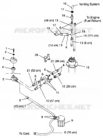 KRAFTSTOFFSYSTEM SLT 700 B964166 and  Intl. SLT 700 I964166 (4933923392A010)