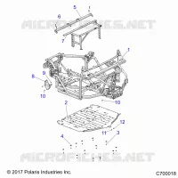 CHASSIS, MAIN FRAME AND SKID PLATES