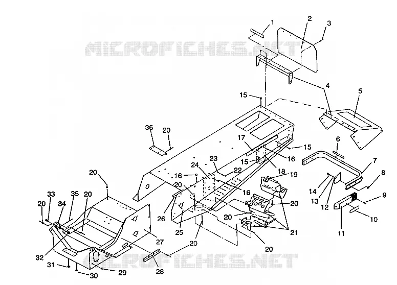 TUNNEL ASSEMBLY RXL / 0930768 AND RXL SKS / 0930568 (4922992299001A)