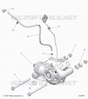 ANTRIEB, FRONT GEARCASE MOUNTING