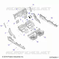 KAROSSERIE HINTEN CLOSEOFF, FENDERS AND FLOOR