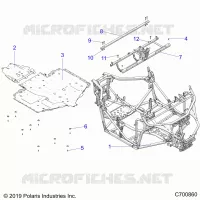 CHASSIS, MAIN FRAME AND SKID PLATES