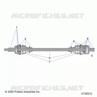 ANTRIEB, FRONT HALF SHAFT