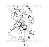 DROSSELKLAPPENGEHÄUSE  500 SP/500 SKS (4921262126043A)
