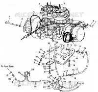MOTORAUFHÄNGUNG 600 RMK 0980958 and  EUROPEAN 600 RMK E980958 (4944634463C005)
