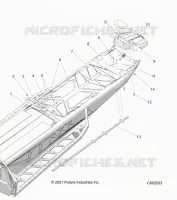 CHASSIS, REAR, MISC. COVERS AND SNOWFLAP