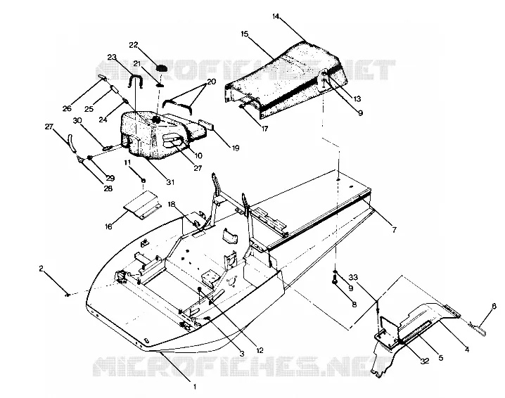 CHASSIS AND SITZ STAR TRAK (4912731273001A)
