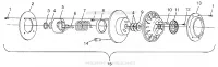 angetriebene Kupplungs WIDETRAK GT 0972061 and EUROPEAN WIDETRAK GT E972061 (4938173817B014)