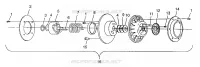 angetriebene Kupplungs 700 RMK 0970966, 700 SKS 0970566, and EUROPEAN 700 SKS E97056 (4938573857C002)