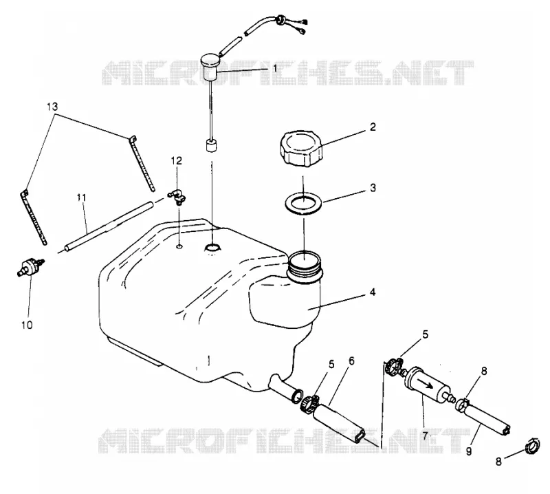ÖLTANK SLT 700 B964166 and Intl. SLT 700 I964166 (4933923392A014)