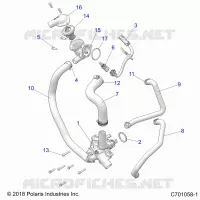 MOTOR, WATERPUMP AND BYPASS