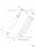 SUSPENSION, FRONT SHOCK MOUNTING