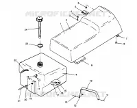 SITZ   GASBEHÄLTER WIDETRAK GT 0962061 and EUROPEAN WIDETRAK GT E962061 (4931623162A006)