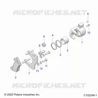BRAKES, BRAKE BREMSZANGE VORNE